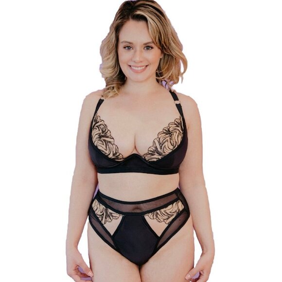 Simplicity Pattern S9833 Monowire Quarter-Cup Bra Full Panty Thong All Sizes New - Picture 6 of 7